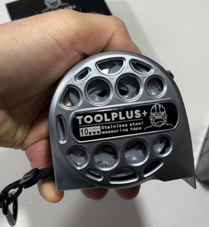 Toolplus+ stainless steel tape measure