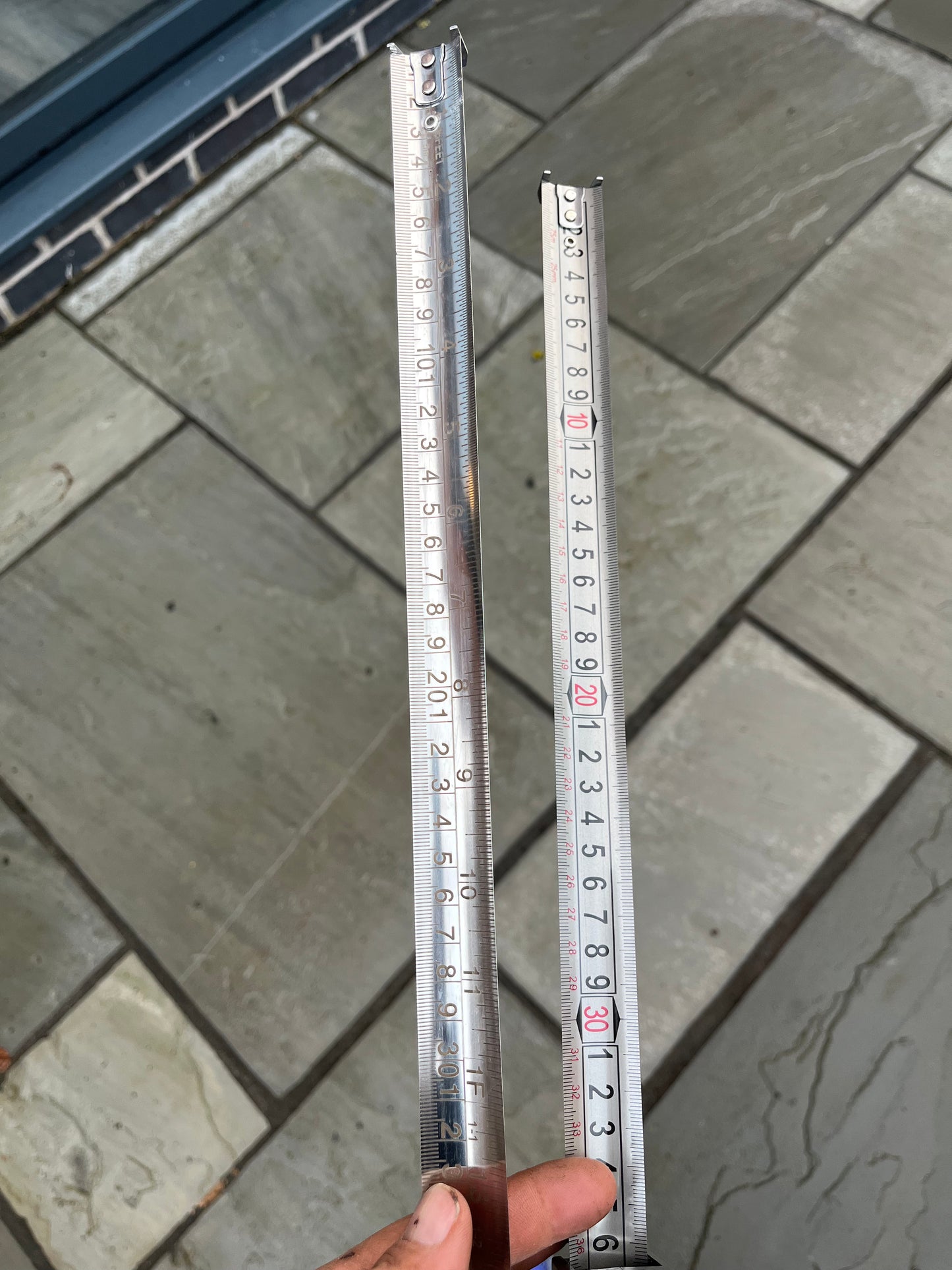 Toolplus+ stainless steel tape measure